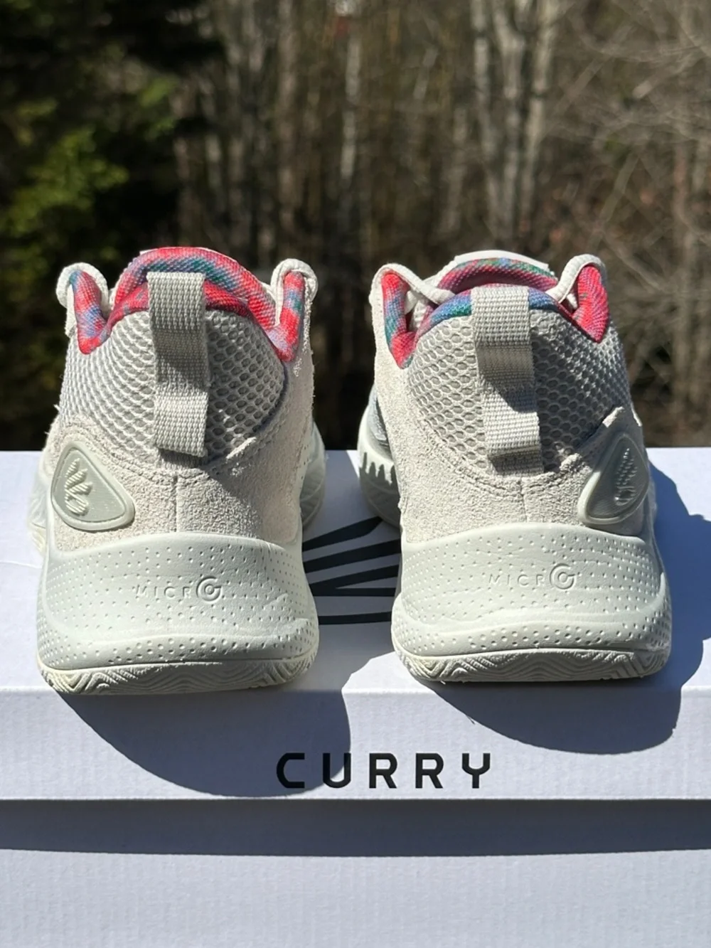 Under Armour GS Curry 3Z Mid Beige Youth Casual Basketball Sneaker Size 4Y NEW